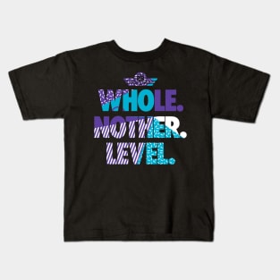 Next Level Retro Sneaker Aqua Kids T-Shirt